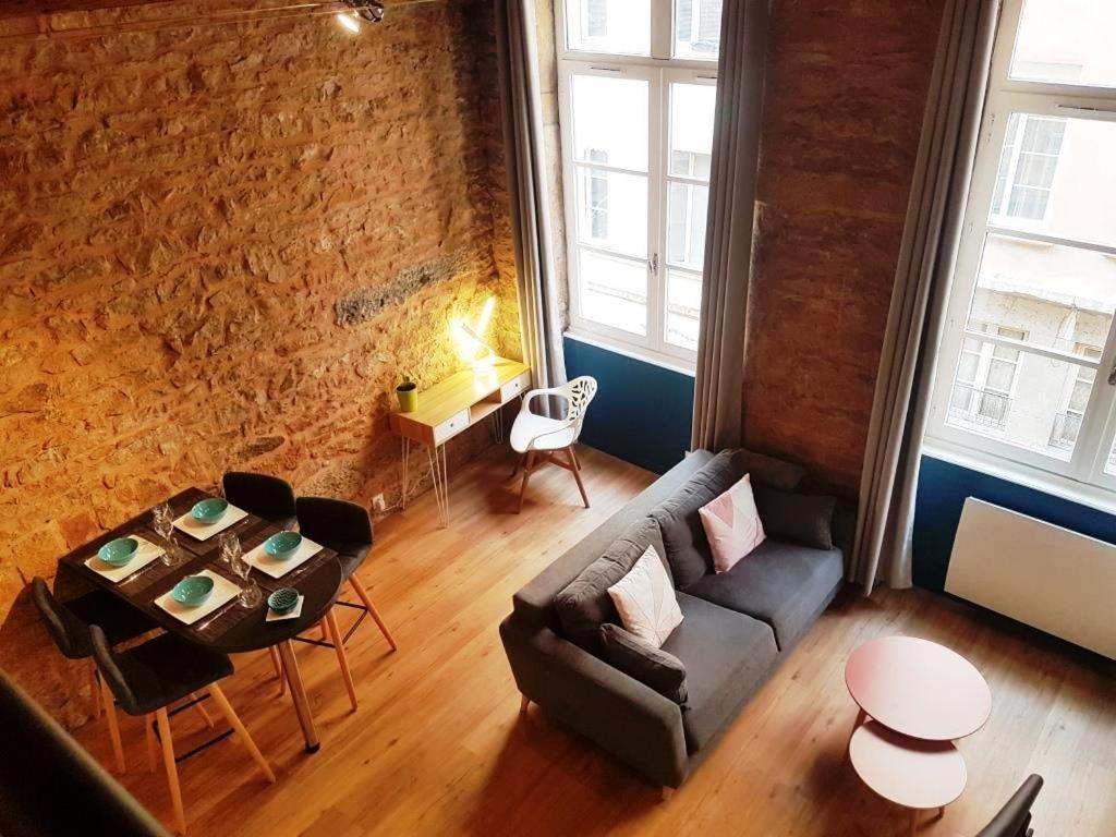 Charmant Appartement Style Canut Pentes Croix Rousse Lyon Exterior foto